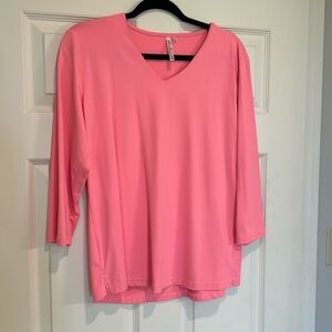 Lulu-B like new EUC coral pink blouse
